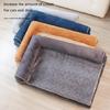 Four Season Dog Sofa with Armrests Breathable Dog Couch Bed Nonslip Washable Cover Dog Sleep Cushion Winter Dog Bed