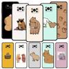 Cartoon Capybara Telefon Fall Für Für Xiaomi Poco X5 Pro X4 X3 NFC F5 Pro F4 F3 GT M5 M4 Pro 5G M3 C51 C50 C55 Weiche Silikon Abdeckung