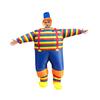Inflatable Clown Costume Blow Up Joker Jumpsuit for Halloween Cosplay Party Christmas Adult Size