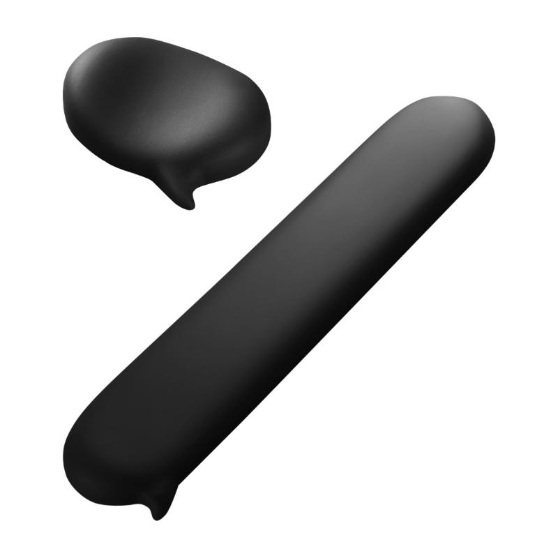 Slip designs Wrist Cushion Set Made Of Silicone And PU Leather For Enhanced Stability And Comfort During Desk Use.