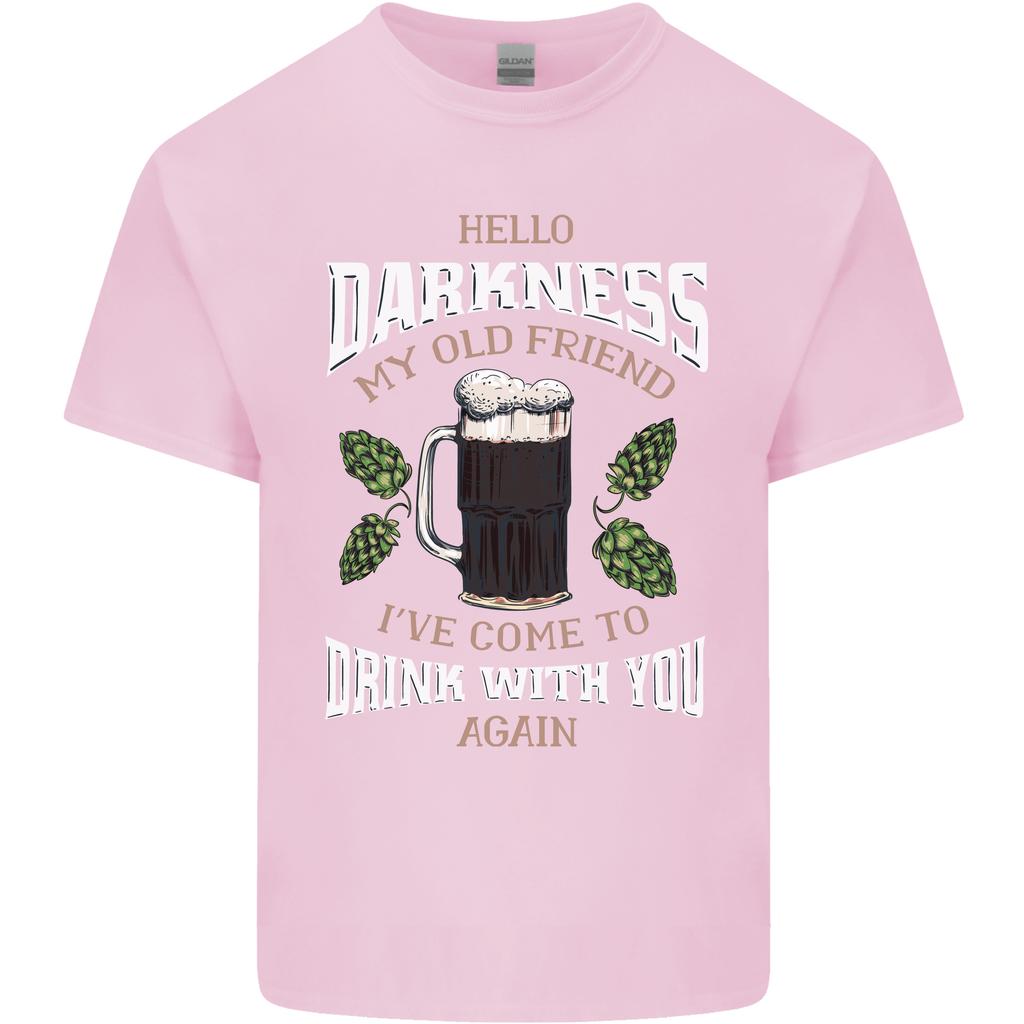 Hello Darkness My Old Friend Funny Guiness Unisexs Light Cotton Tshirt