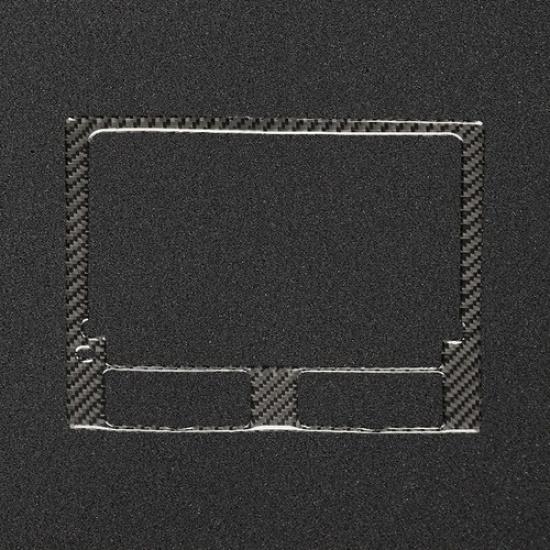 Real Carbon Fiber Center Console Navigation Frame Cover For Porsche Macan 14-21