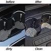 Universelle Auto-Zubehör Getränkehalter x2, Auto-Zubehör Glitzer Untersetzer, Rutschfeste Silikon-Untersetzer, Glänzende Strasssteine, Auto-Zubehör Innenraum