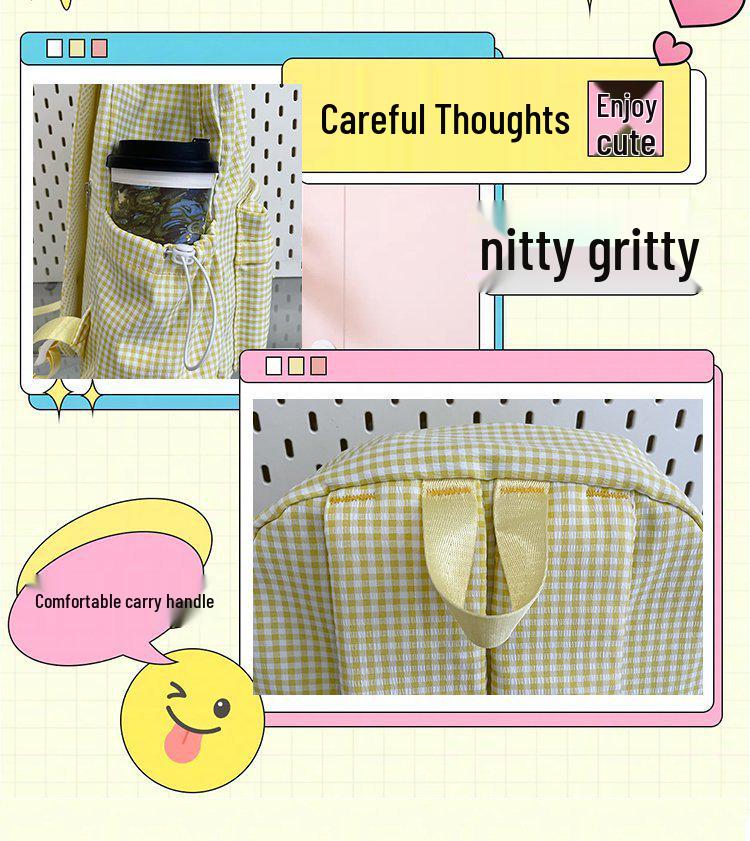 2025 Stylový batoh s vysokou kapacitou pro dívky - Školní taška pro studenty nižší a vyšší střední školy