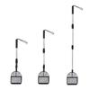 Adjustment 3 Section Stainless Steel Cats Litter Scoops Waste Shovel With Extendable Handle For Multiple Cleaning Task