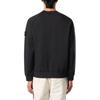 Stone Island Ss25 Logo Patch Crew Neck Long Sleeve Sweatshirt Men sweatshirt Black K1S1561000-23S0121-V0029