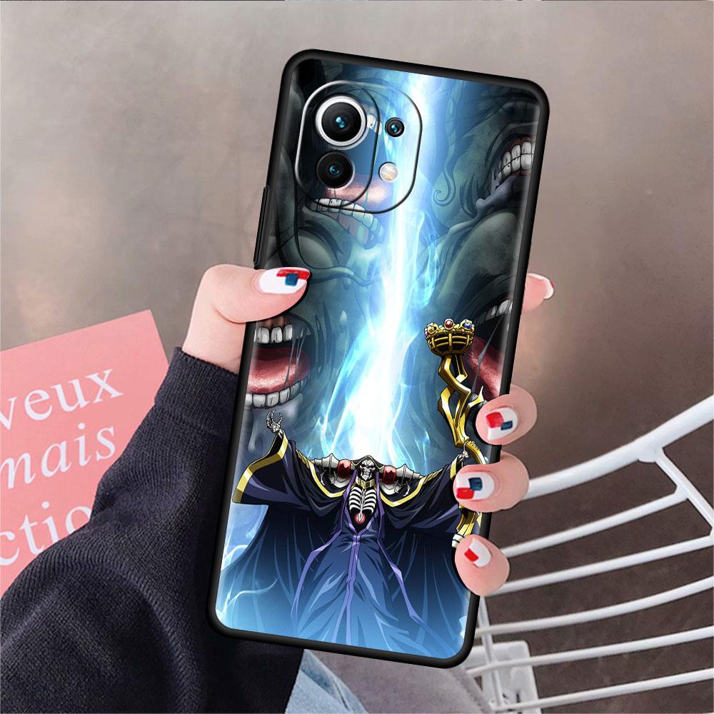 Overlord Schädel Anime Weiche Silikon Fall Für Xiaomi Mi 11 Lite 5G NE 11T Pro 12S Ultra 12 Hinweis 10 10T 9T Telefon Abdeckung Stoßstange Funda