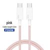 Dual-Head 60W Type-C PD Fast Charging Cable for Apple iPhone 15