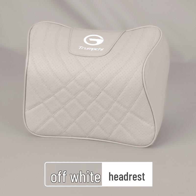 GAC Trumpchi M8 Genuine Leather Car Neck and Lumbar Support Cushion for GS8, Shadow Leopard, GS3, GS4plus.