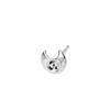 20pcs 3.5mm Stainless Steel Earrings Base Cabochon Settings Bulk Anti Allergy Earring Hooks For Jewelry Making Supplies Findings