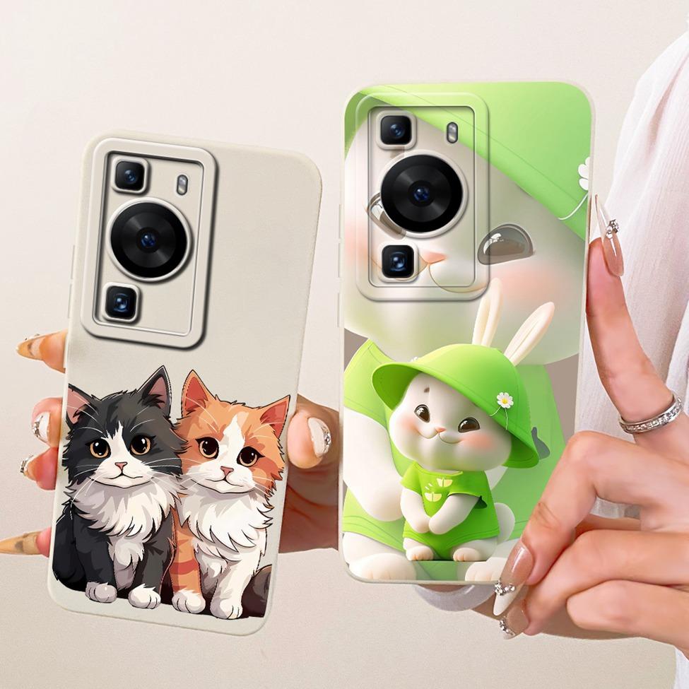 Casing For Huawei P60 Cover Fashion Cartoon Cute Funny Painted Silicone Funda For Huawei P60 LNA-AL00 Phone Case