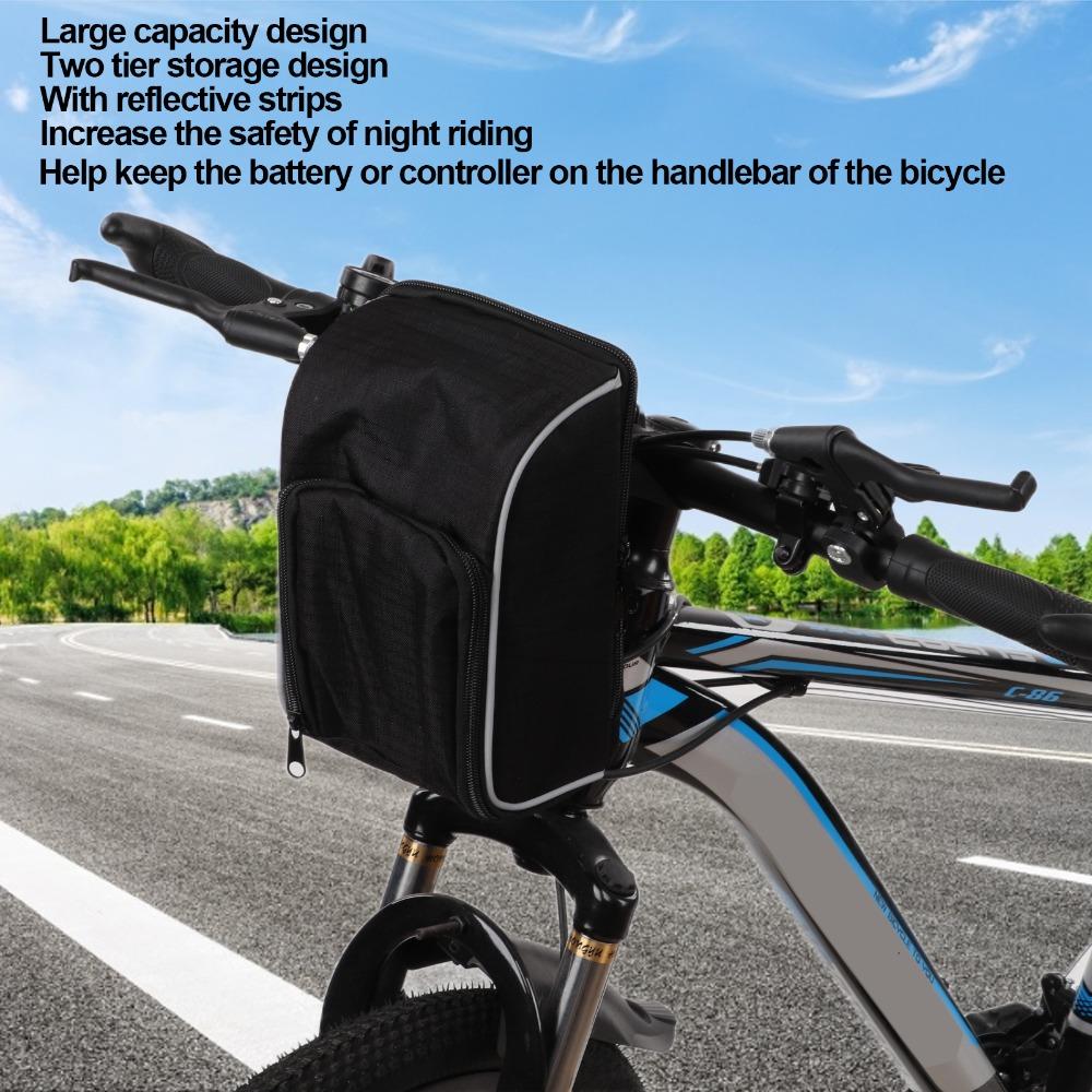 Large Capacity Bicycle Handlebar Bag Oxford Cloth Bike Front Head Bag  Outdoor Adventures