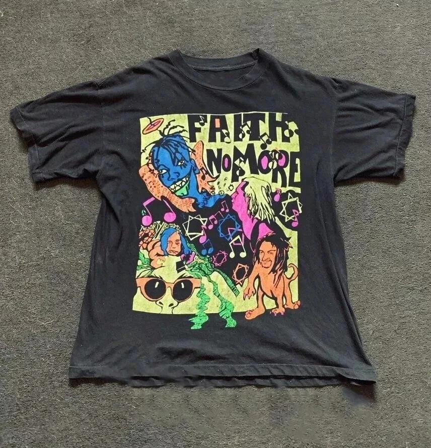 Vtg Faith No More rock music tour concert short sleeve shirt KV42074 Unisex T-Shirt S