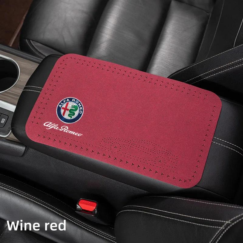 Samolepky na auto Pro Alfa Romeo Kryt loketní opěrky auta Podložka do boxu loketní opěrky středové konzoly Pro Alfa Romeo STELVIO Giulia 159 Giulietta 14