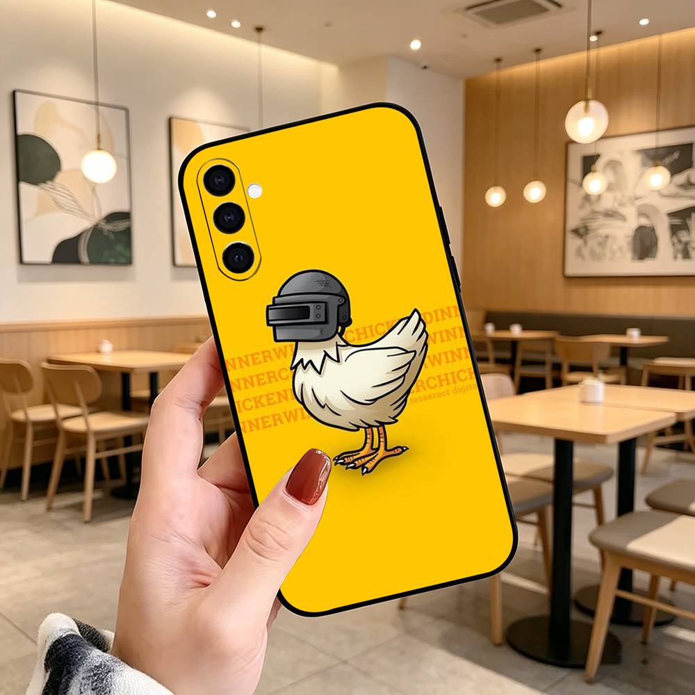 P-U-B-G M-Mobile Game Phone Case For Samsung Galaxy A73,A72,A71,A70,A53,A52,A51,Others Soft Black Cover