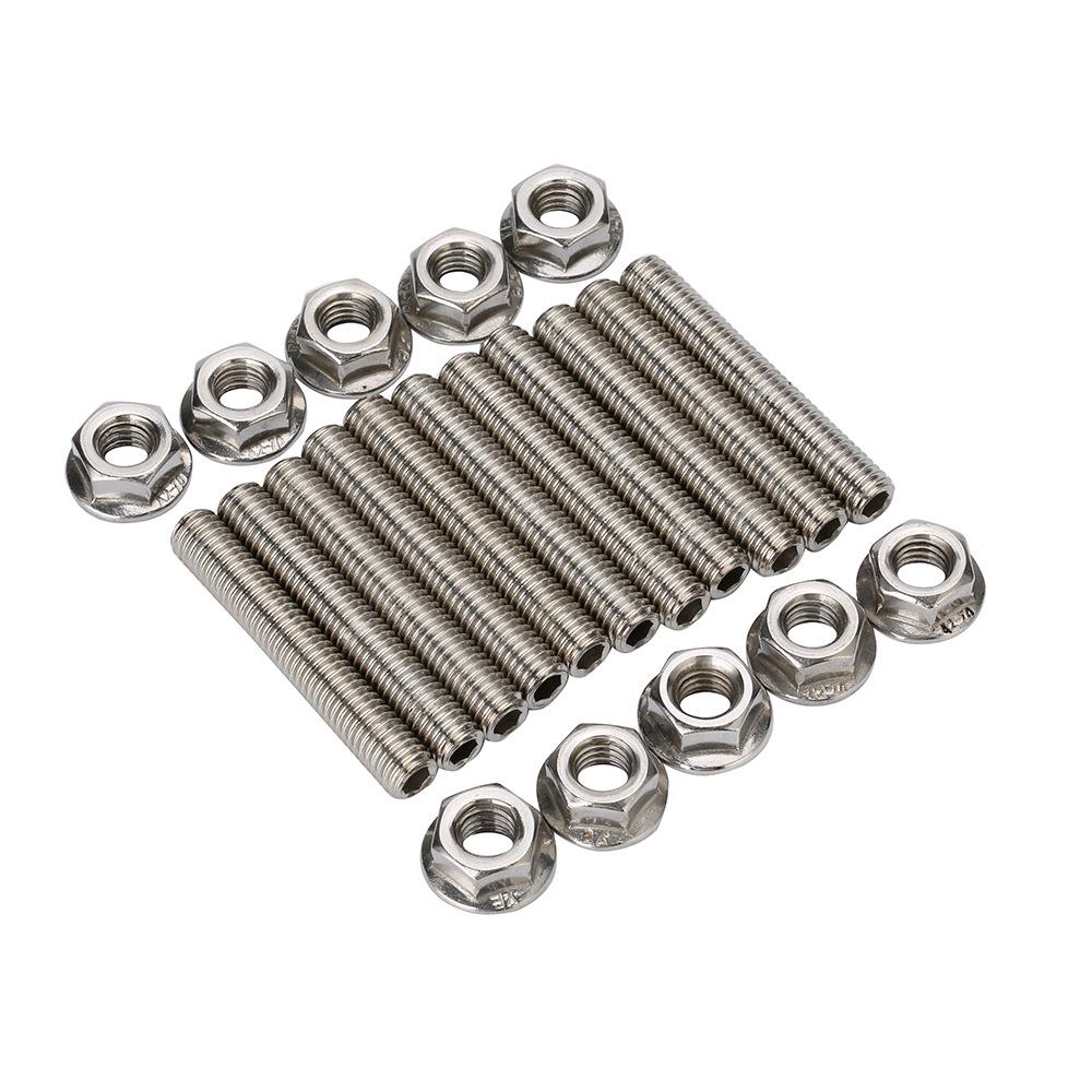 Stainless Steel Exhaust Manifold Bolt Kit for Ford 4.6/5.4 V8 Engines