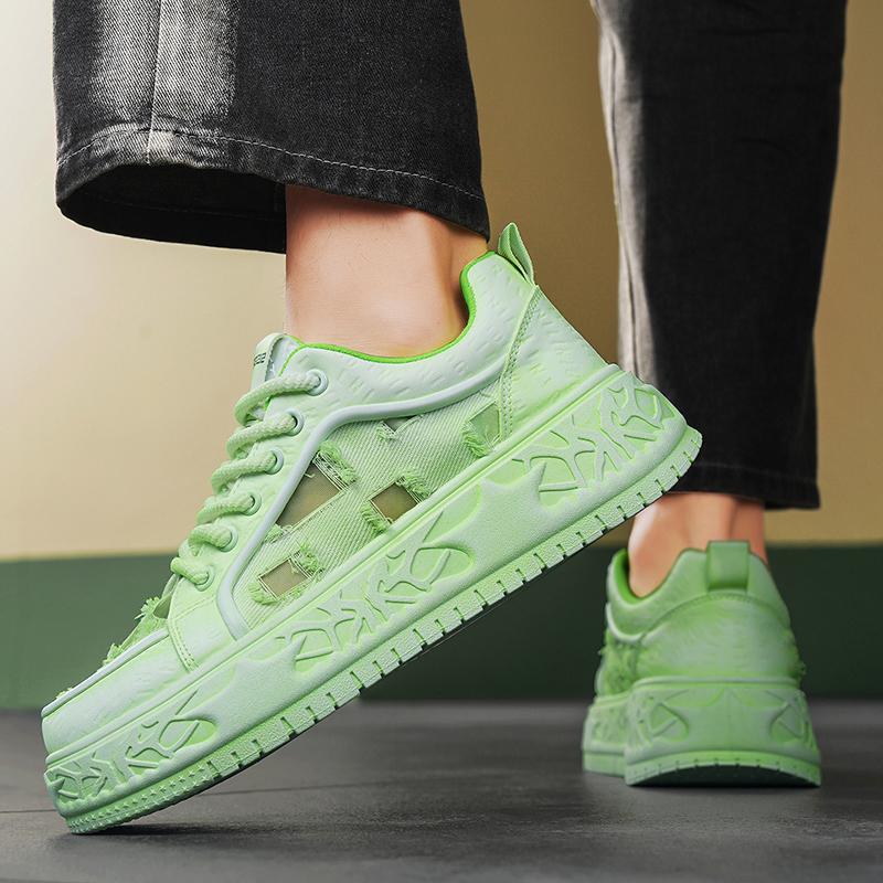 

Shoes men s casual shoes 2025 spring new shoes men s old dirty shoes youth trend thick baseplate shoes 44
