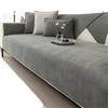 Thickened Chenille Fabric Sofa Cover Towel Solid Color Universal Sofa Mat Non-Slip Washable Sofa Cushion Armrest Backrest Cover
