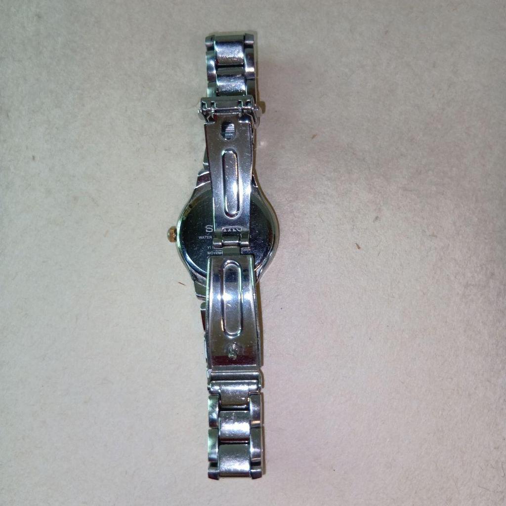 [USED] SEIKO SOLAR Wristwatch Silver Solar Watch Seiko Operation Confirmed