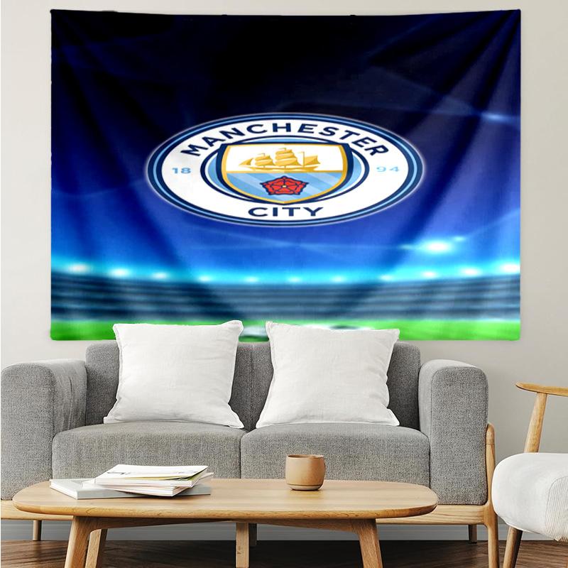 City Football Club Printed Printed Tapestry, for Bedroom,Livingroom, dormitory, Large Wall Decor, Fabric Decor Fan Birthday Gifts
