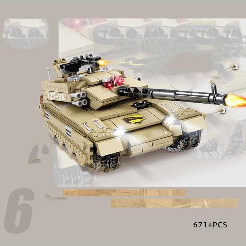 KAZI CN Military vehicle radar Missile Launcher Truck Tank Armour army Model Building Blocks Sets Educational Toys For Childrens