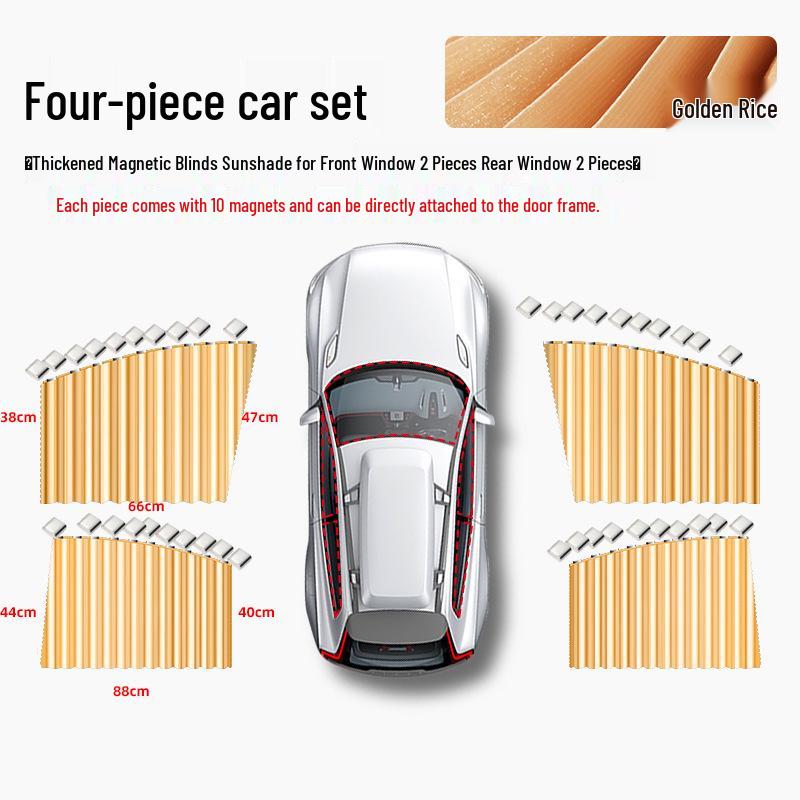 Tenda parasole per finestrino auto con isolamento termico e privacy