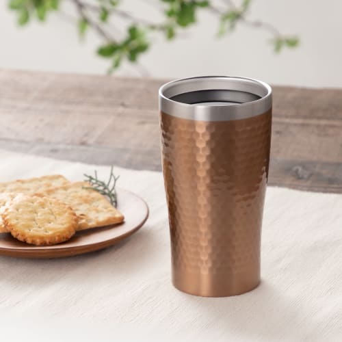 Maebata Thermo Tumbler, Vacuum Insulated, Double Walled, Stainless Steel, Luxe Bronze, 340ml, 50881