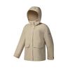 Fila Fleece Hooded Solid Color Casual Work Jacket Women Jackets Chestnut A11W517709FDK