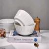 Set di ciotole per noodles in ceramica ZISIZ Nordic White Jade Sottosmalto