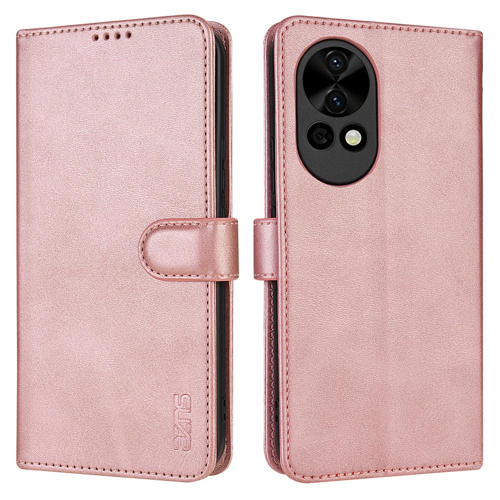 

For Huawei nova 13 Case PU Leather Wallet Phone Cover Rose Gold