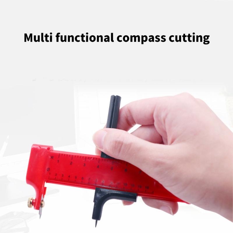 Adjustable Circular Cutting Tool Compass Circular Cutter Dia 2cm-15cm Circular Circle Rotary Compass Cutter
