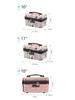 16" Women's Carry-on Makeup & Toiletry Bag with Lock - Large Capacity, Lightweight, Waterproof Organizer.