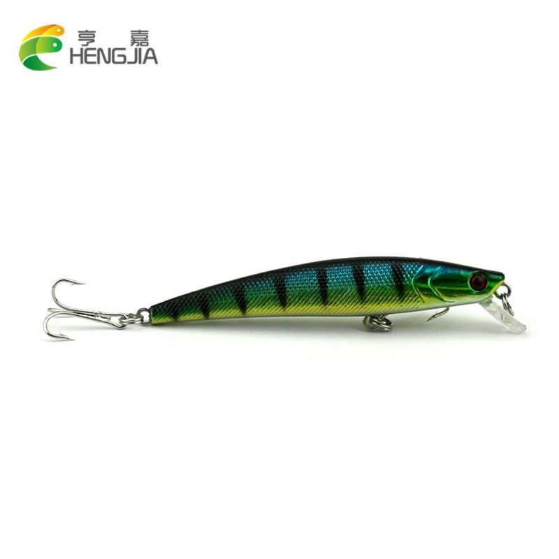 HENGJIA 4colors Minnow Fishing Lure with Rattles 8.2g/9.5cm Lifelike Pike Lure Fishing Tackle