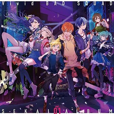 [CD] Vivid BAD SQUAD SEKAI ALBUM Vol.1 (Normal Edition) Game Character Song NEW