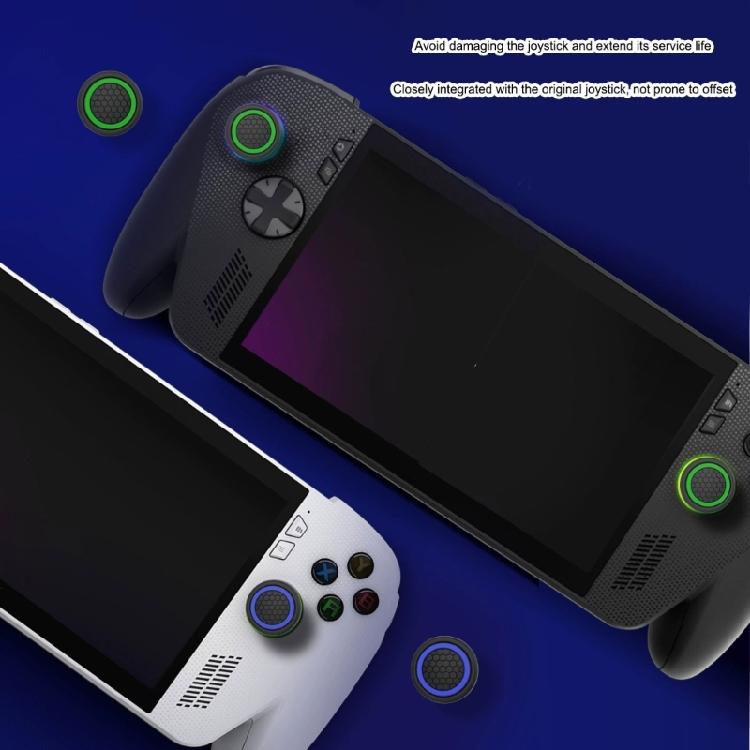 4pcs Gaming Accessories for ROG X Controller Silicone Joystick Grip Cap Soft Protective Cap Rocker Cover