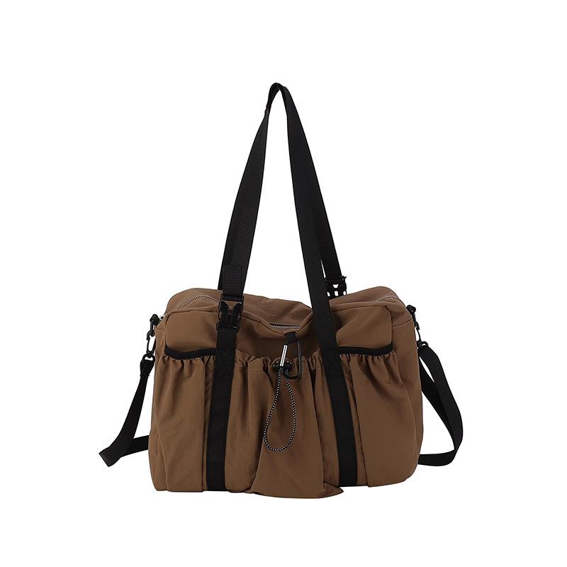 Dry and Wet Sports and Leisure Fitness Bag Yoga Bag Short-distance Simple Contrasting Color Handheld Travel Bag