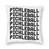 Pickleball Sport Square Pillowcase Polyester Linen Velvet Printed Zip Decor Throw Pillow Case Room Cushion Cover X