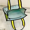 Canvas Comic Shoulder Bag Cartoon Graffiti Messenger Bag Simple 2D Anime Tote Bag  School