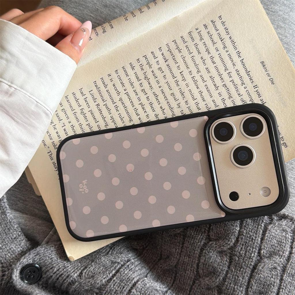 Epoxy Dot Anti-Fall iPhone 14/13 & Pro Max Case Compatible with Apple 17/16/15