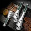 Non-Slip Stainless Steel Food Tongs Meat Bread Clip Barbecue Grill Buffet Clamp Cooking Tools Kitchen Accessories