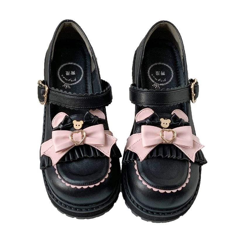 Versatile Autumn Lolita Leather Shoes: Cute, Soft, Round-Toe Japanese JK Style