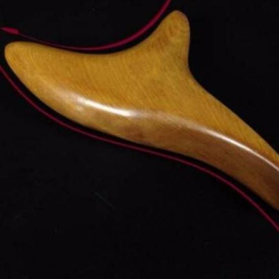 Acupressure Massage, High Quality, Acupoint Stick, Foot Massage Tool, Made of Fresh Lime Wood, Triangle and Bird Design, Foot Massage Device