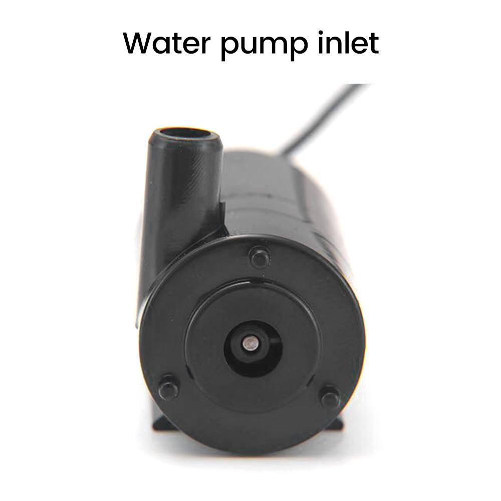 DC3-5V Mini Quiet USB Brushless Motor Pump Portable Submersible Water Pump Hydroponic Fish Tank Circulating Water Craft Fountain