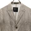 Y's Made in Japan Linen tailored jacket 1 gray Men's Used