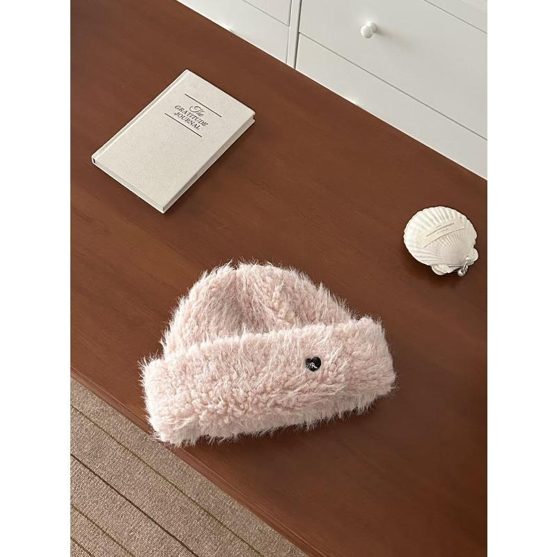 Neue vielseitige Winter-verdickte Plüsch-Strickmütze Damen Baotou Vermieter-Mütze Pullover Warme Schneemütze