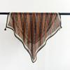 Women Luxury Old Money Style Tassel Decorated Square Neck Scarf For Daily Commute