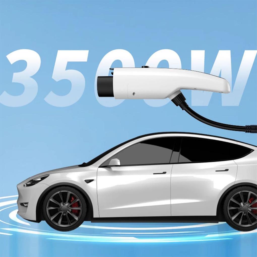 16A 3,5KW 5M Einphasen Typ-2 Elektrofahrzeugladegerät Ev Ladegerät Ladekabel Mit LCD-Anzeige