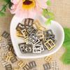 20Pcs 6/7/8.5mm Ultra-small Square Buckle for Doll Bags Shoes Clothes Mini Belt ButtonsDIY Clothing Sewing Accessories