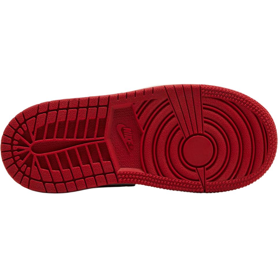 New Jordan Air Jordan 1 Anti Slip Wear Resistant High Top Toddler Shoes White Black Infant And Toddler FD1413-106