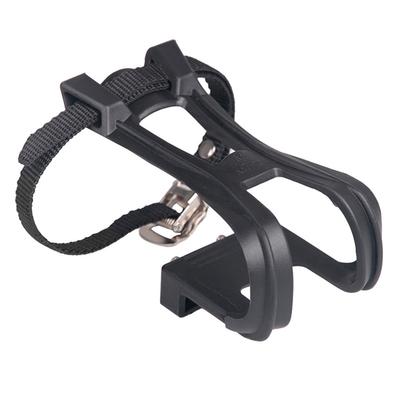1 Pair Bicycle Pedal Cycling Bike Toe Clip Pedals With Strap Belts